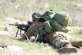 Israeli soldier training Royalty Free Stock Photo