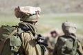 Israeli soldier training Royalty Free Stock Photo
