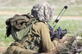 Israeli soldier training Royalty Free Stock Photo