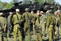 Israeli Soldiers Prepared for Ground Incursion in Gaza Strip