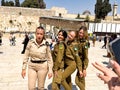 Israeli Soldiers At The Western Wall