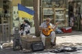 An Israeli Street Musician Supporting Ukraine