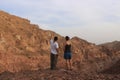 Israeli students outdoors in the nature, israel