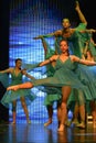 Israeli teen ballet group dancers