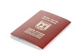 Israeli travel document, laissez-passer. migration journey concept Royalty Free Stock Photo