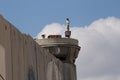 Israeli West Bank barrier from Bethlehem