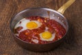 Israelian shakshuka Royalty Free Stock Photo