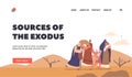 Israelite Exodus Landing Page Template. Moses Moses Led The People Of Israel Out Of Slavery In Egypt Into The Desert