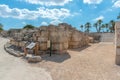 The Israelite gate at Tel Megiddo in Israel