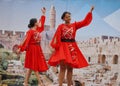 Isreali Dancers At Edmonton Alberta Heritage Days Royalty Free Stock Photo