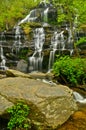 Issaqueena Falls in South Carolina in Spring