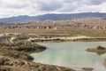 ISSYK KUL LAKE IN KYRGYZSTAN