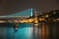Istambul Bosphorus Bridge Royalty Free Stock Photo