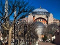 Istanbul Hagia Sophia museum exterior view Royalty Free Stock Photo