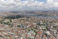 Istanbul, Turkey; historical peninsula aerial photo Royalty Free Stock Photo