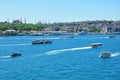 Istanbul aerial view to the city