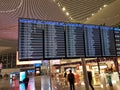 Istanbul airport by night