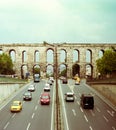 Istanbul aqueduct Royalty Free Stock Photo