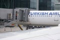 Istanbul Ataturk Airport. International airport in Istanbul. Passenger boarding. Close-up