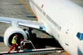 Istanbul, Ataturk International Airport, April 2015: The staff a