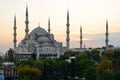 Istanbul. Blue Mosque at twilight