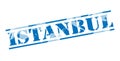 Istanbul blue stamp