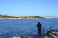 Istanbul at the Bosphorus bonito, bluefish, mackerel, sardines, Royalty Free Stock Photo