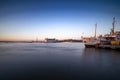 Istanbul bosphorus at sunset Royalty Free Stock Photo