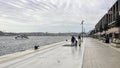 Istanbul and Bosphorus view from Galataport port.