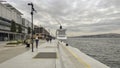 Istanbul and Bosphorus view from Galataport port.