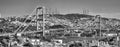 Istanbul Bridge across Bosporus River, Turkey