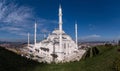 Istanbul camlica mosque; camlica tepesi camii under construction camlica mosque is the largest