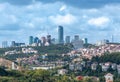 Istanbul city European side view from the bridge Royalty Free Stock Photo