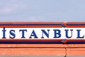 Istanbul city sign