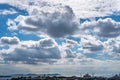 Istanbul city view from Galata tower in Turkey. Golden Horn bay of Istanbul and view on mosque with Sultanahmet district. blue sky Royalty Free Stock Photo