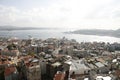 Istanbul Cityscape Aerial View with Golden Horn Waterway