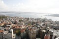 Istanbul Cityscape with the Bosphorus Strait Waters