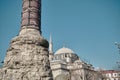 Istanbul Column of Constantine cemberlitas photo taken from bottom side of ancient roman column