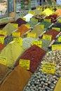 Istanbul egyptian spice market Royalty Free Stock Photo