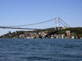 Istanbul with the Fatih Sultan Mehmet Bridge in the background Royalty Free Stock Photo