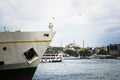 Istanbul Ferry and Hagia Sophia Museum. Constantinople, islam.