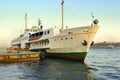 Istanbul, ferry in Karakoy pier