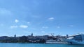 istanbul galata tower and galata bridge photo.