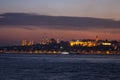 Istanbul Historical Peninsula Sunset ,Turkey Royalty Free Stock Photo