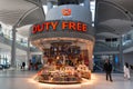 Istanbul international airport duty free shop, departure terminal, Turkish delights and souvenirs, travelling Turkey