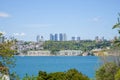 Istanbul landscape, cityscape, city view of the European part of the city