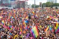 Istanbul LGBT Pride parade Royalty Free Stock Photo