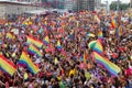 Istanbul LGBT Pride parade Royalty Free Stock Photo