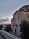 Istanbul little mosque at sunset