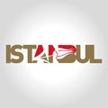 istanbul logo, icon and symbol vector illustration